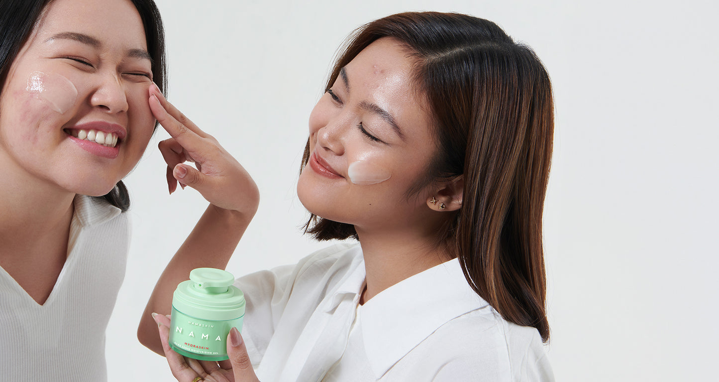 NAMA Hydraskin Acne Sense Moisturizing Gel Niacinamide Pelembab Wajah Kulit Sensitif dan Berjerawat