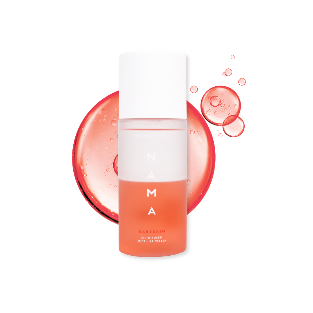 NAMA Bareskin Oil-Infused Micellar Water Pembersih Makeup Sekali Usap Bersih Tuntas