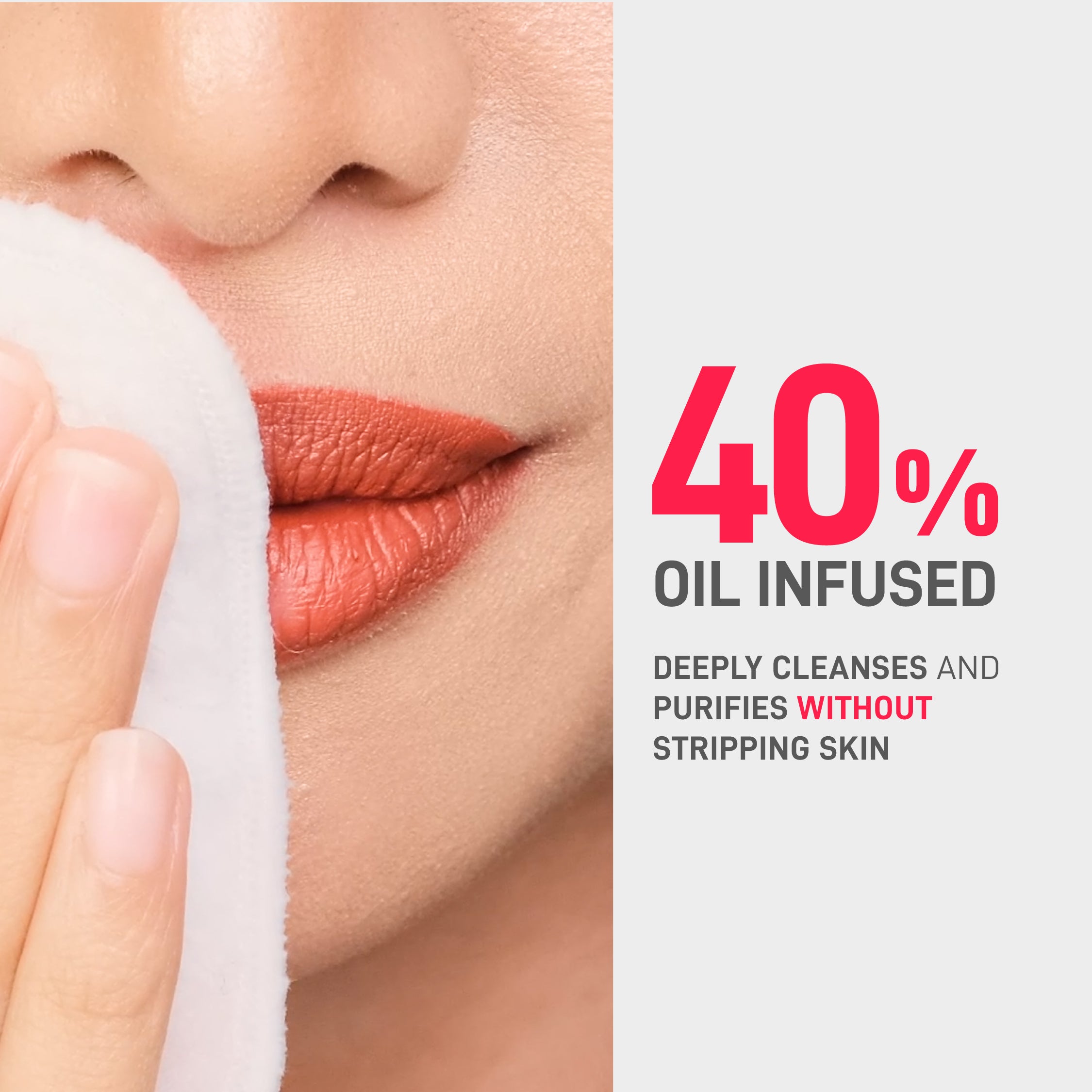 NAMA Bareskin Oil-Infused Micellar Water Pembersih Makeup Sekali Usap Bersih Tuntas