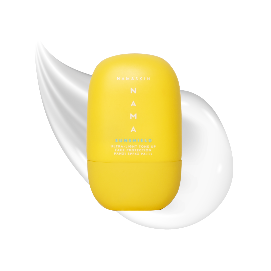 NAMA Sunshield Pelindung Wajah Tone Up Ultra Ringan PAH31 SPF43 PA+++
