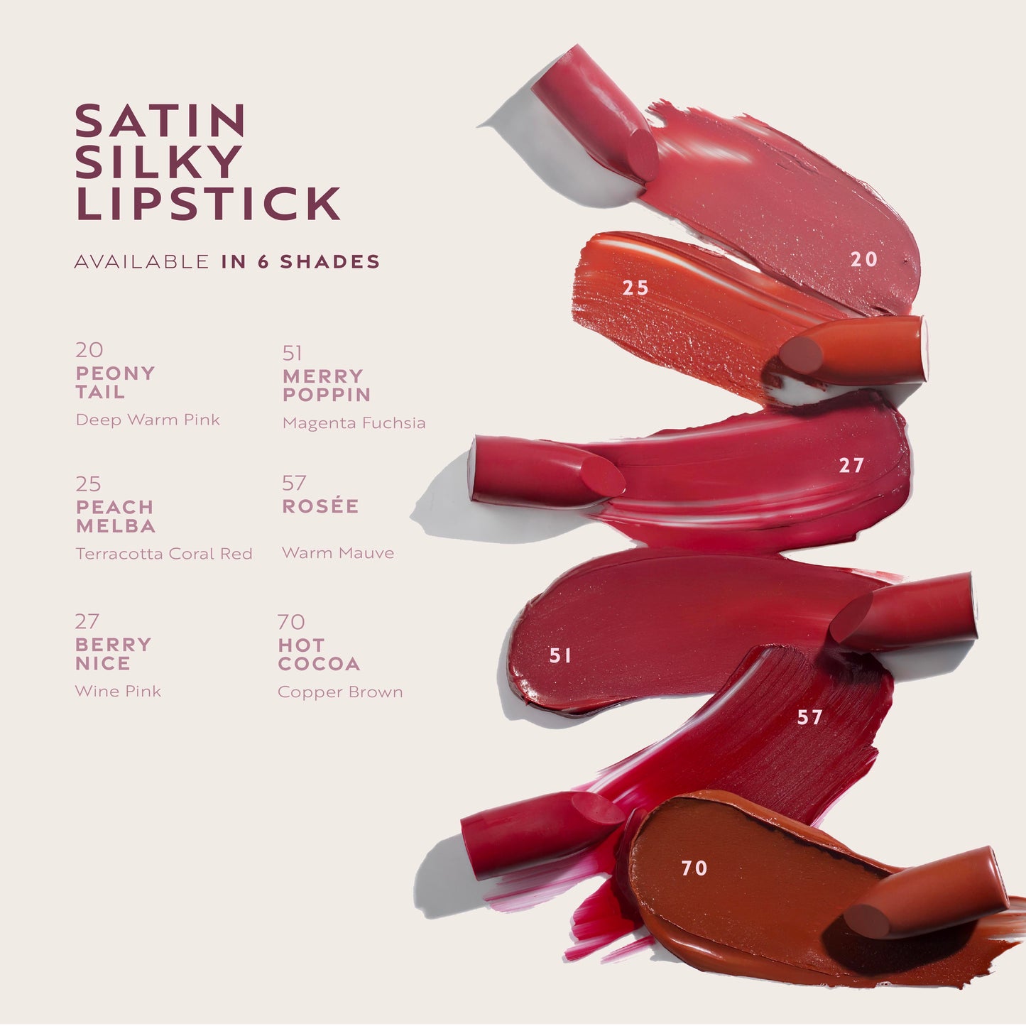 [NEW LAUNCH] NAMA SATIN SILKY LIPSTICK
