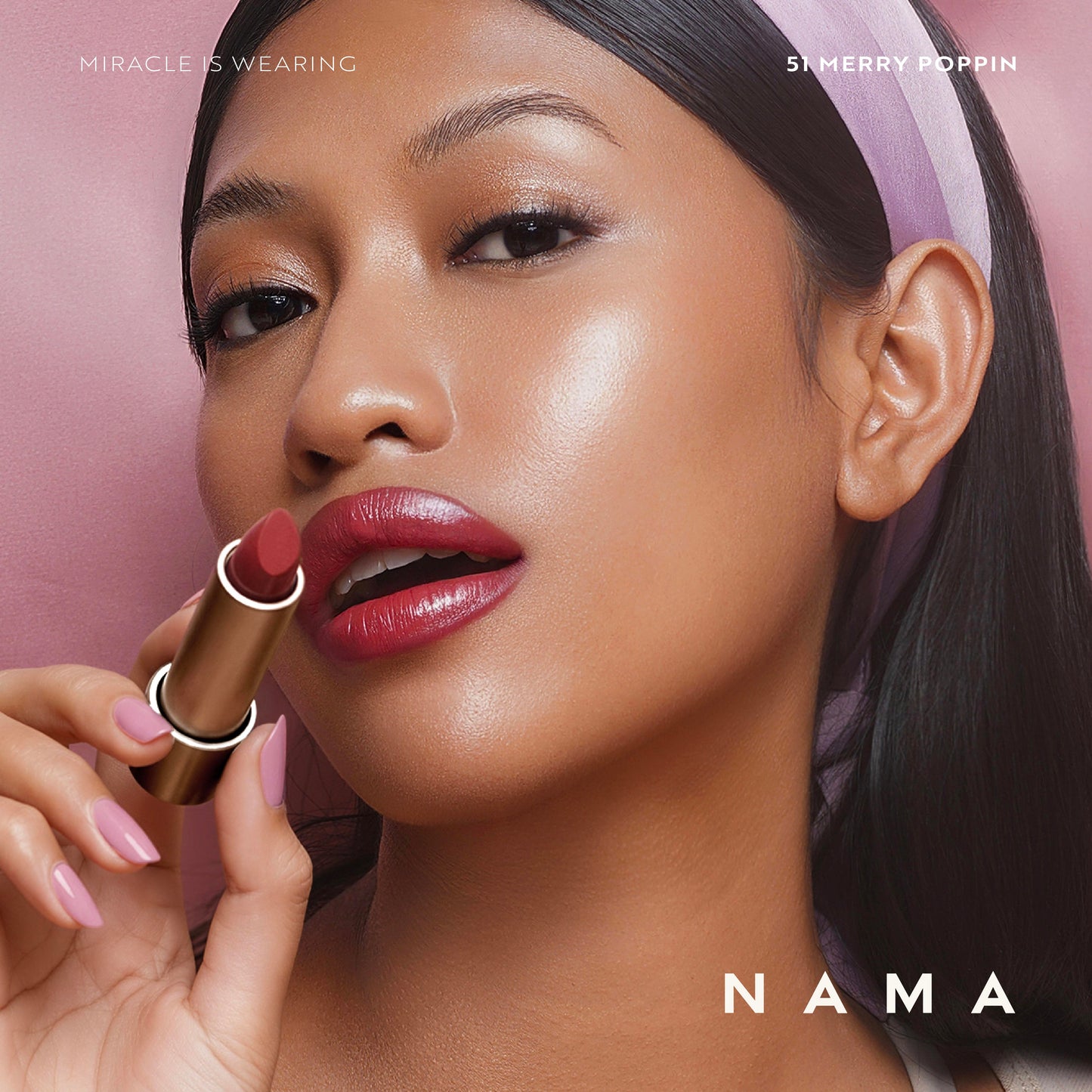 [NEW LAUNCH] NAMA SATIN SILKY LIPSTICK BUNDLE FREE HAIR CLIP