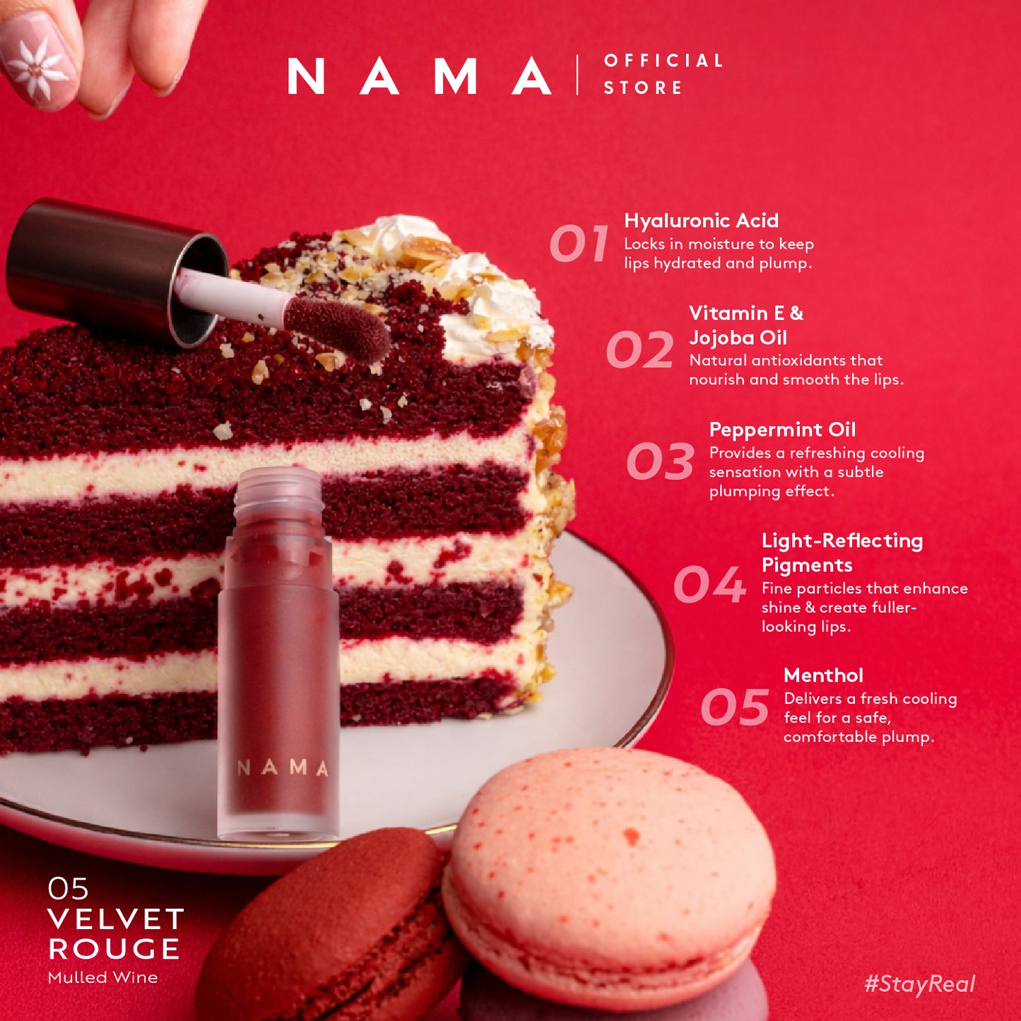 [ NEW LAUNCH ] NAMA Beauty Dewly Plump Lip gloss