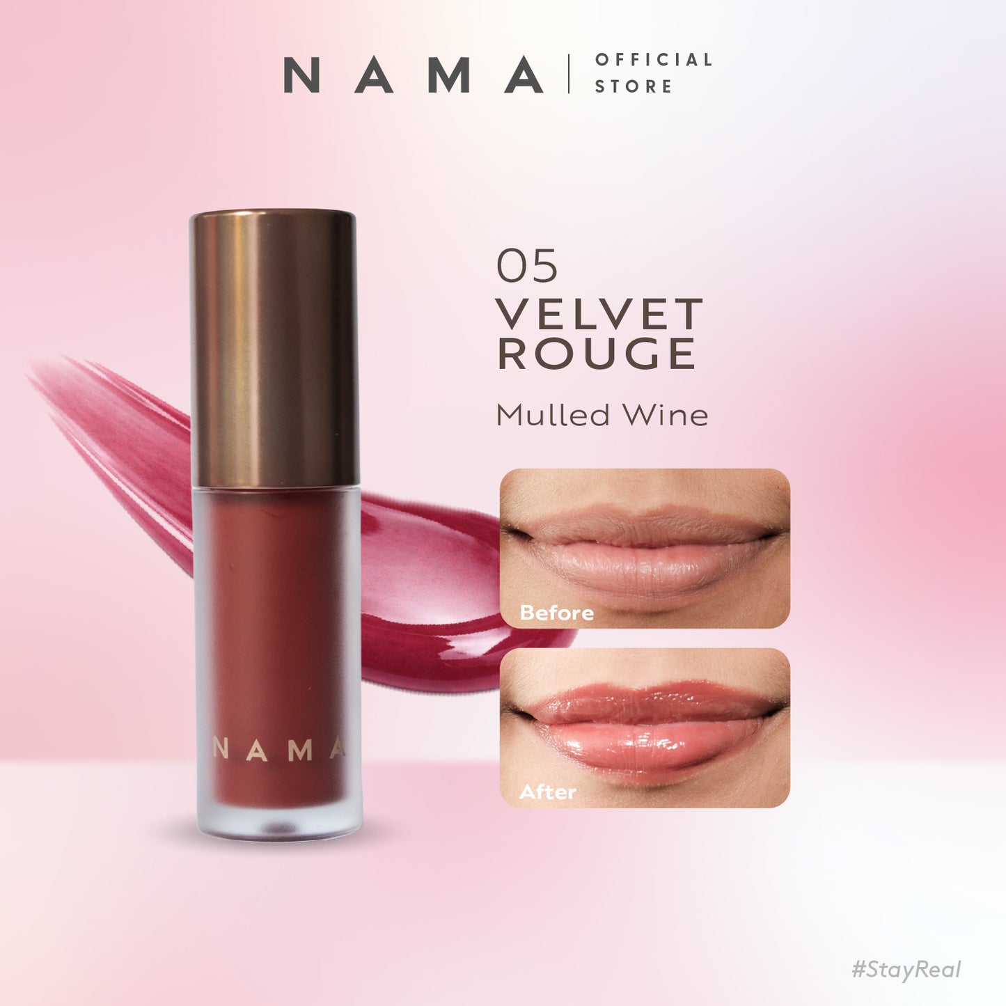 [ NEW LAUNCH ] NAMA Beauty Dewly Plump Lip gloss